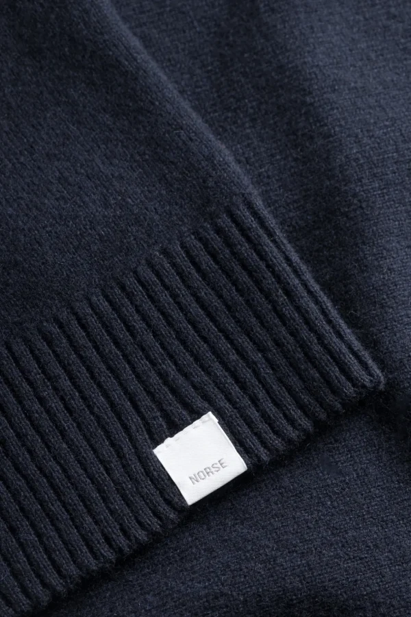 Norse Projects KNITWEAR^Norse Standard Merino Lambswool Cardigan Dark Navy