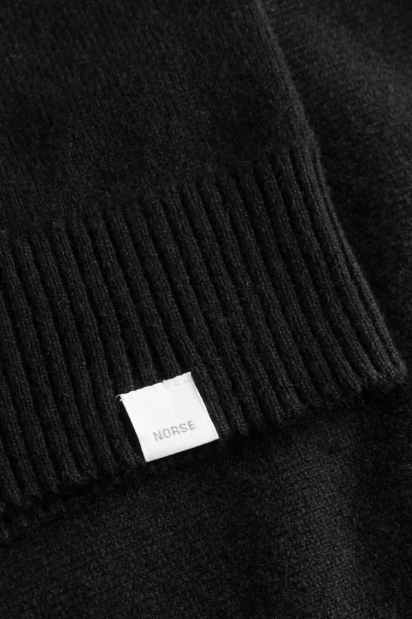Norse Projects KNITWEAR^Norse Standard Merino Lambswool Cardigan Black