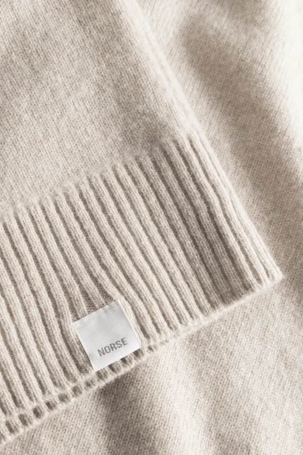 Norse Projects KNITWEAR^Norse Standard Merino Lambswool Cardigan Oatmeal