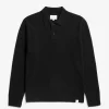 Norse Projects KNITWEAR^Norse Standard Merino Lambswool Polo Black