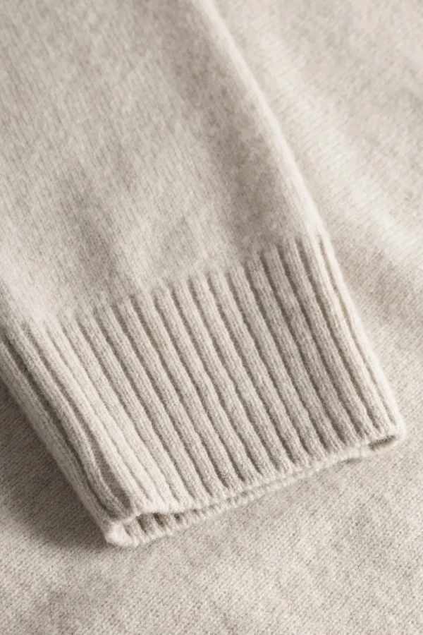 Norse Projects KNITWEAR^Norse Standard Merino Lambswool Polo Oatmeal
