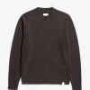 Norse Projects KNITWEAR^Norse Standard Merino Lambswool Sweater Heathland Brown