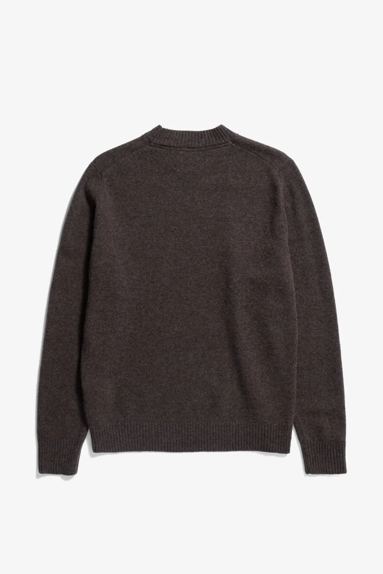 norse_standard_merino_lambswool_sweater_1-2.webp Norse Projects KNITWEAR^Norse Standard Merino Lambswool Sweater Heathland Brown