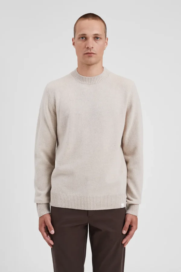 Norse Projects KNITWEAR^Norse Standard Merino Lambswool Sweater Oatmeal