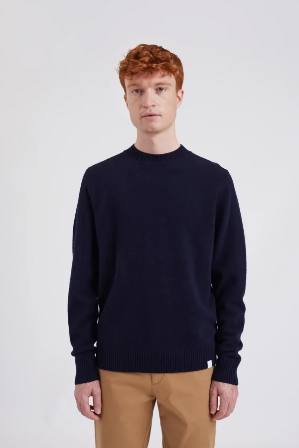 Norse Projects KNITWEAR^Norse Standard Merino Lambswool Sweater Dark Navy