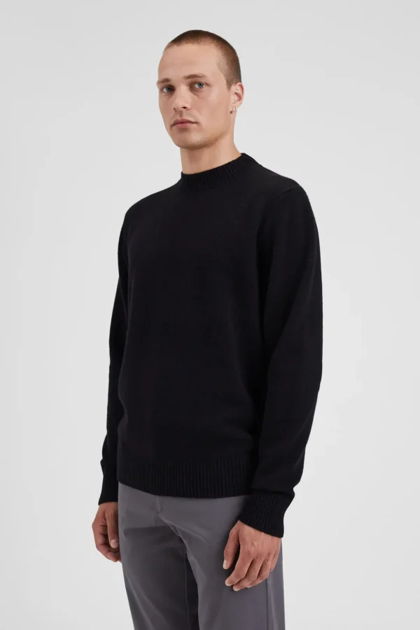 Norse Projects KNITWEAR^Norse Standard Merino Lambswool Sweater Black