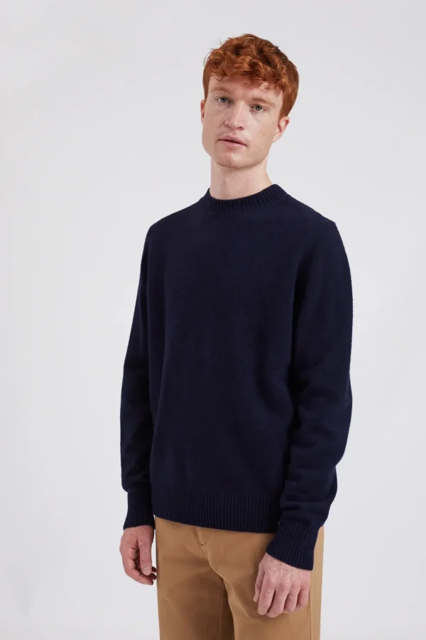 Norse Projects KNITWEAR^Norse Standard Merino Lambswool Sweater Dark Navy