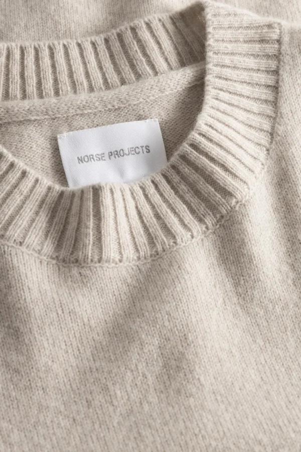 Norse Projects KNITWEAR^Norse Standard Merino Lambswool Sweater Oatmeal