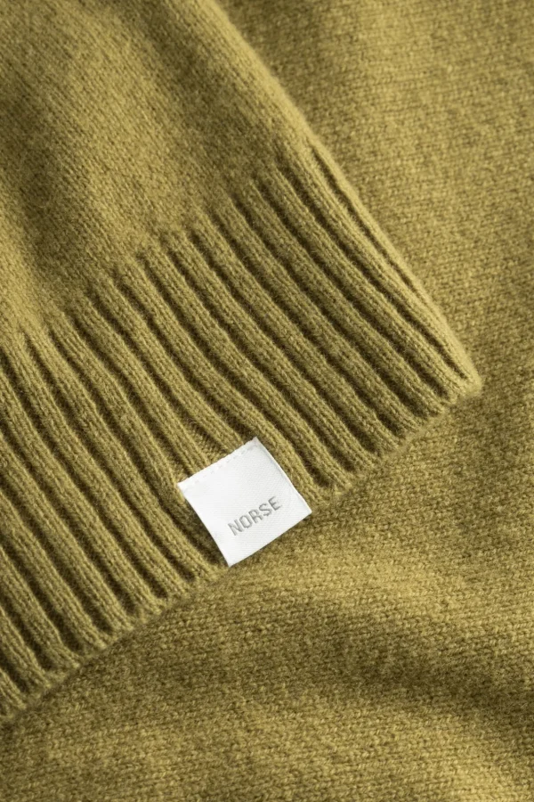 Norse Projects KNITWEAR^Norse Standard Merino Lambswool Sweater Sitka Green