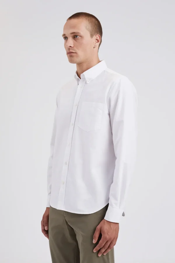 Norse Projects SHIRTING^Norse Standard Oxford BD Shirt White