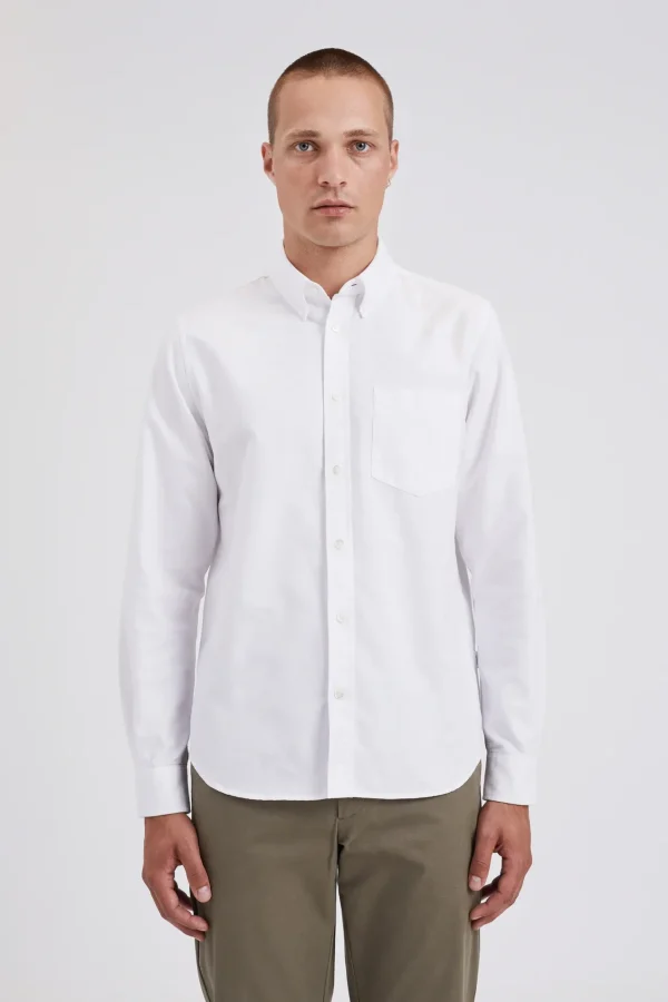 Norse Projects SHIRTING^Norse Standard Oxford BD Shirt White