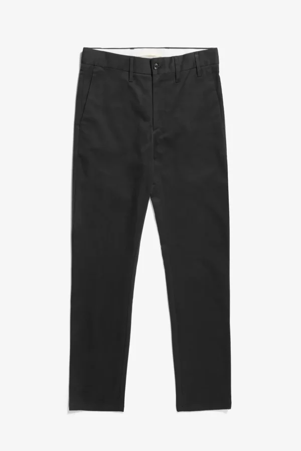 Norse Projects TROUSERS^Norse Standard Slim Chino Black