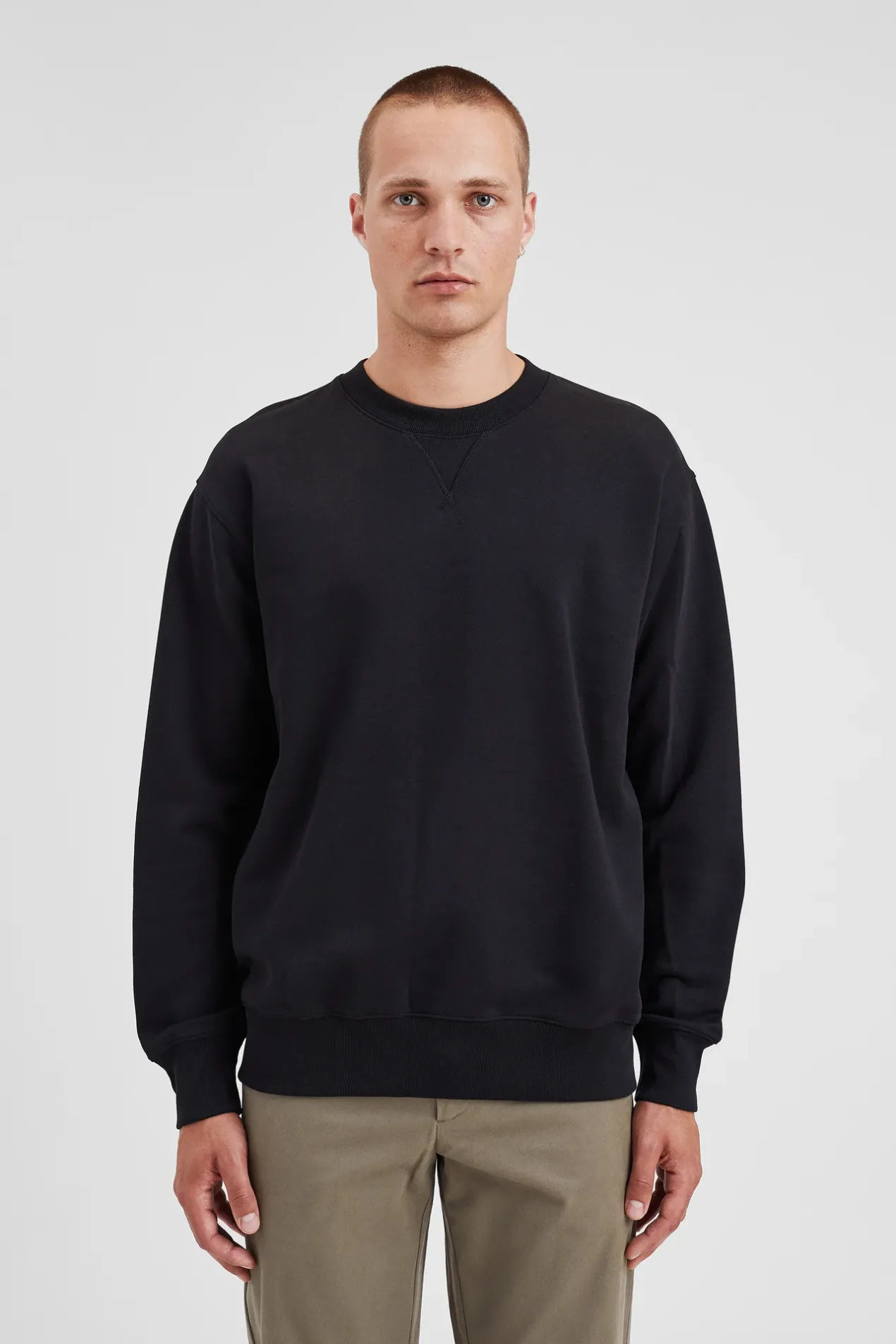 norse_standard_sweatshirt_2-4.webp Norse Projects SWEATSHIRTS^Norse Standard Sweatshirt Black