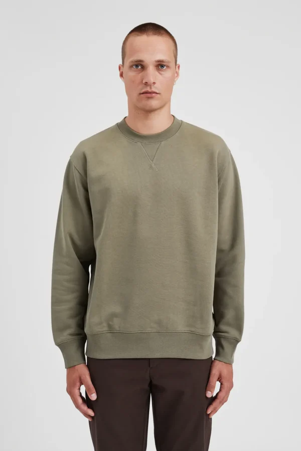 Norse Projects SWEATSHIRTS^Norse Standard Sweatshirt Sediment Green