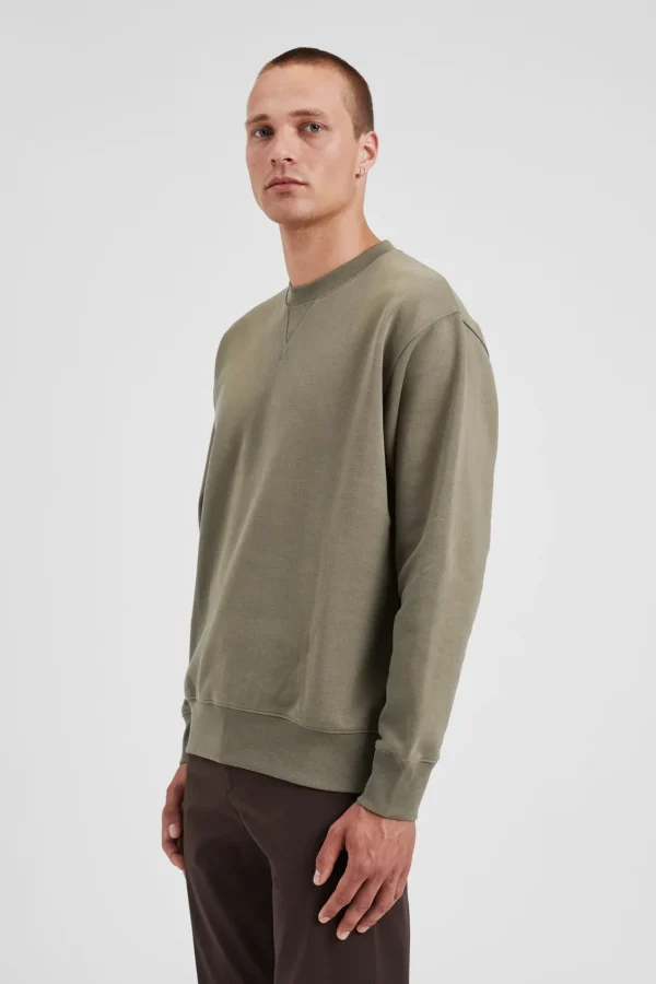 Norse Projects SWEATSHIRTS^Norse Standard Sweatshirt Sediment Green