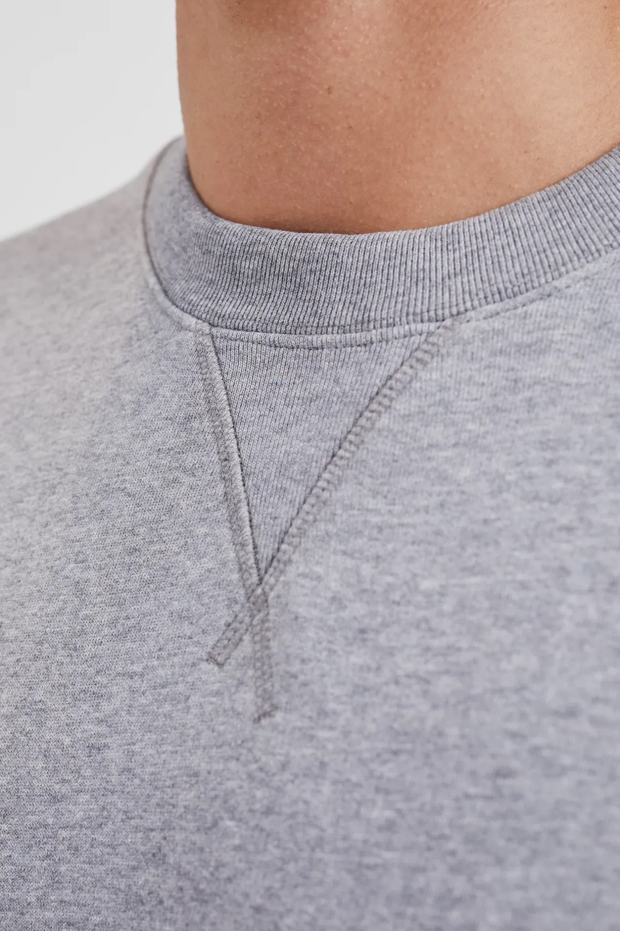 norse_standard_sweatshirt_4-1.webp Norse Projects SWEATSHIRTS^Norse Standard Sweatshirt Grey Melange