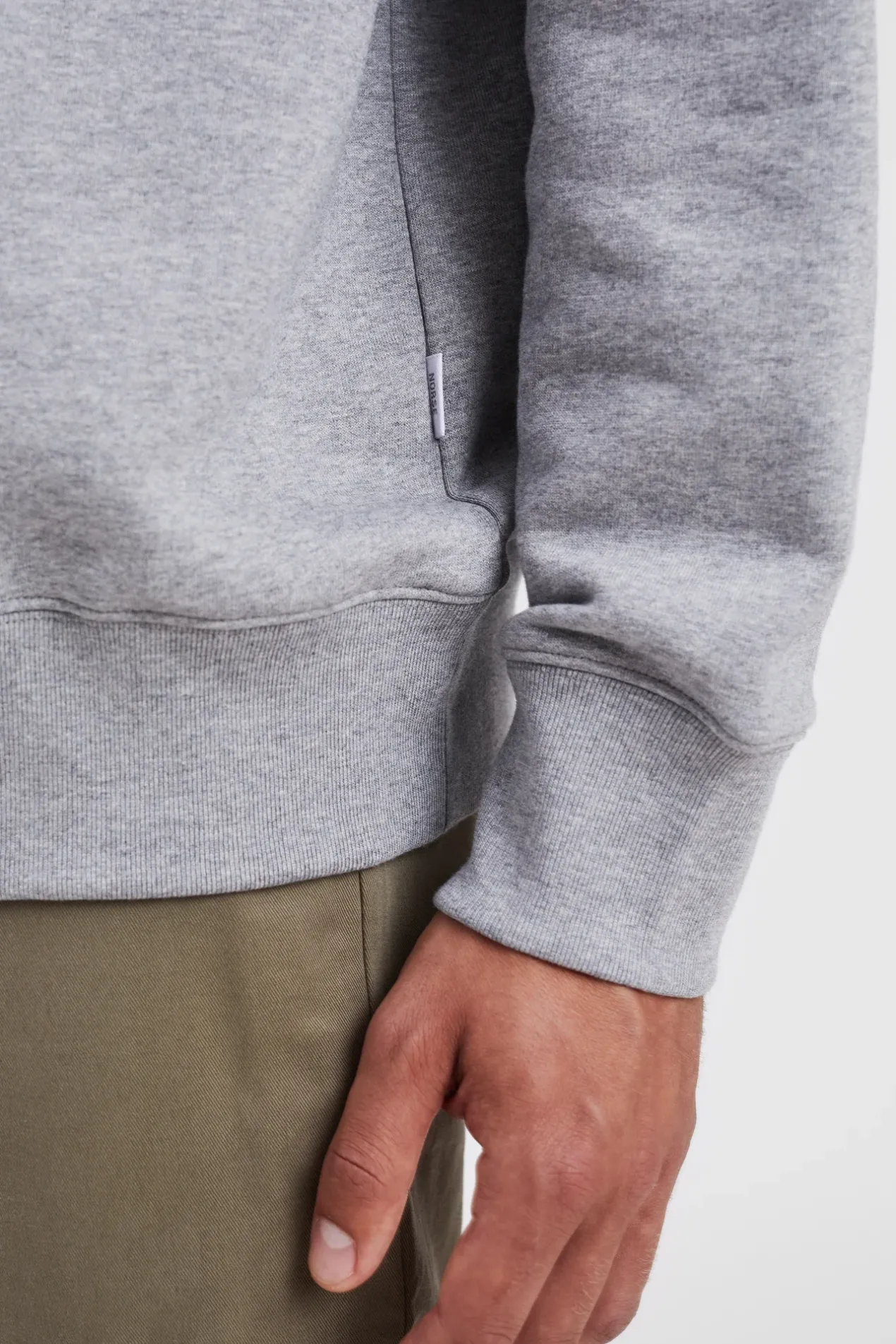 norse_standard_sweatshirt_5-1.webp Norse Projects SWEATSHIRTS^Norse Standard Sweatshirt Grey Melange
