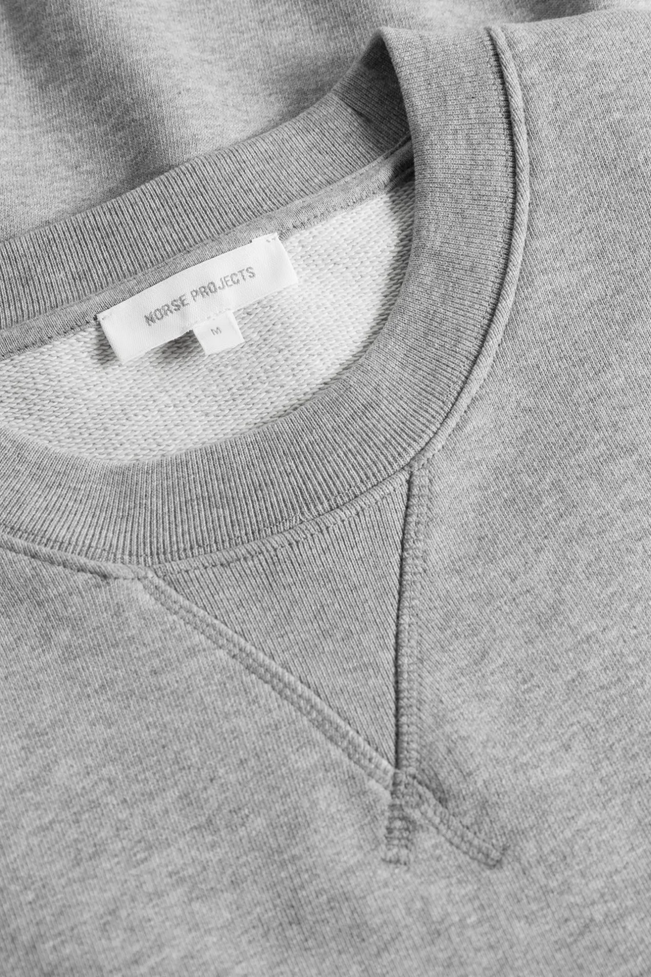 norse_standard_sweatshirt_6-1.webp Norse Projects SWEATSHIRTS^Norse Standard Sweatshirt Grey Melange