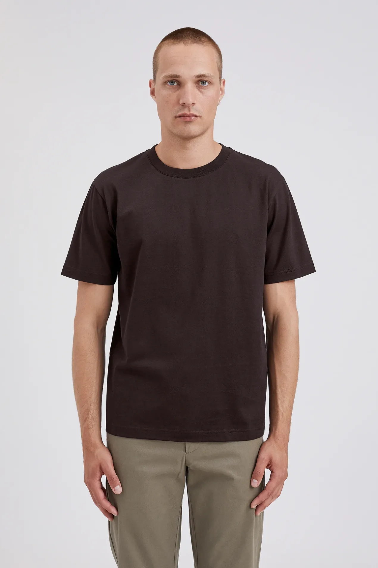 norse_standard_tshirt_2-2.webp Norse Projects T-SHIRTS^Norse Standard T-shirt Espresso