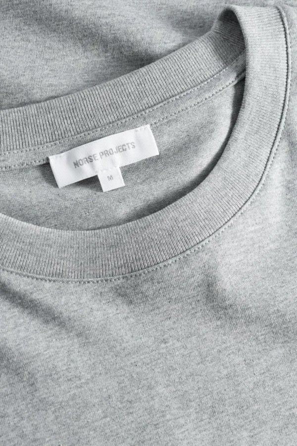 Norse Projects T-SHIRTS^Norse Standard T-shirt Grey Melange