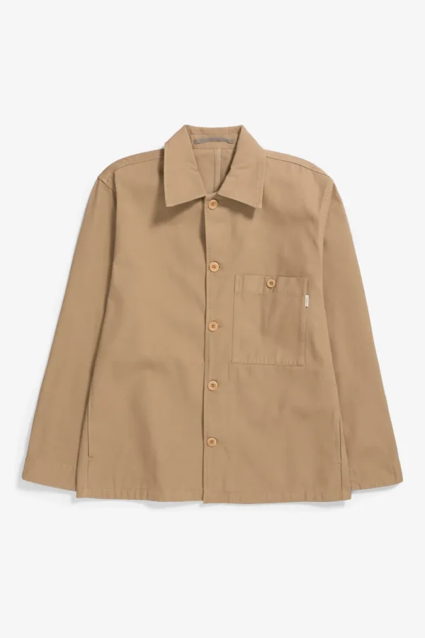 Norse Projects OVERSHIRTS^Norse Standard Twill Overshirt Utility Khaki