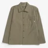 Norse Projects OVERSHIRTS^Norse Standard Twill Overshirt Sediment Green