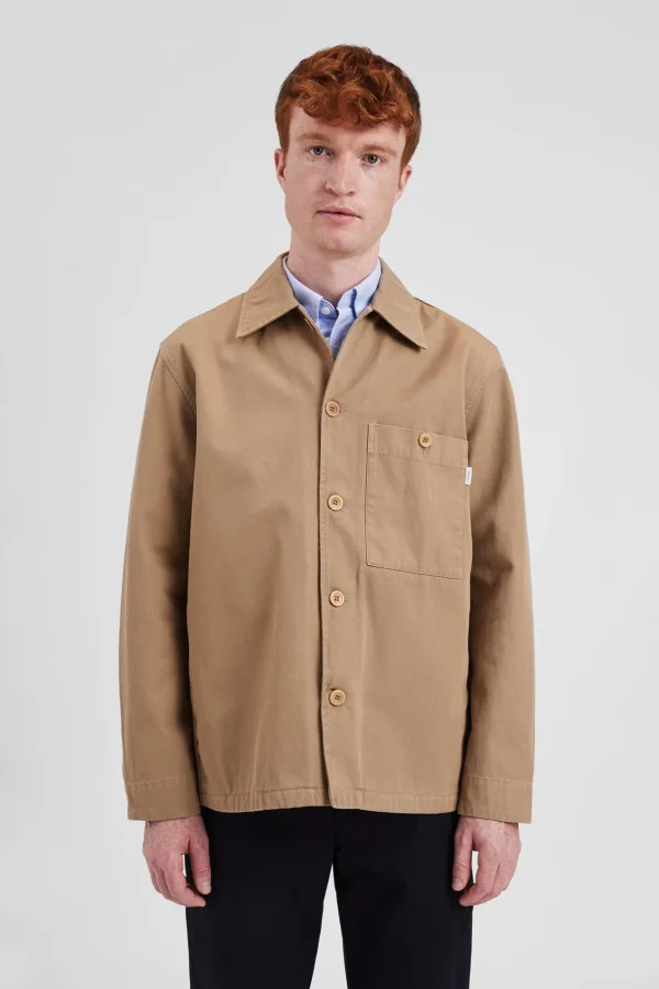 Norse Projects OVERSHIRTS^Norse Standard Twill Overshirt Utility Khaki
