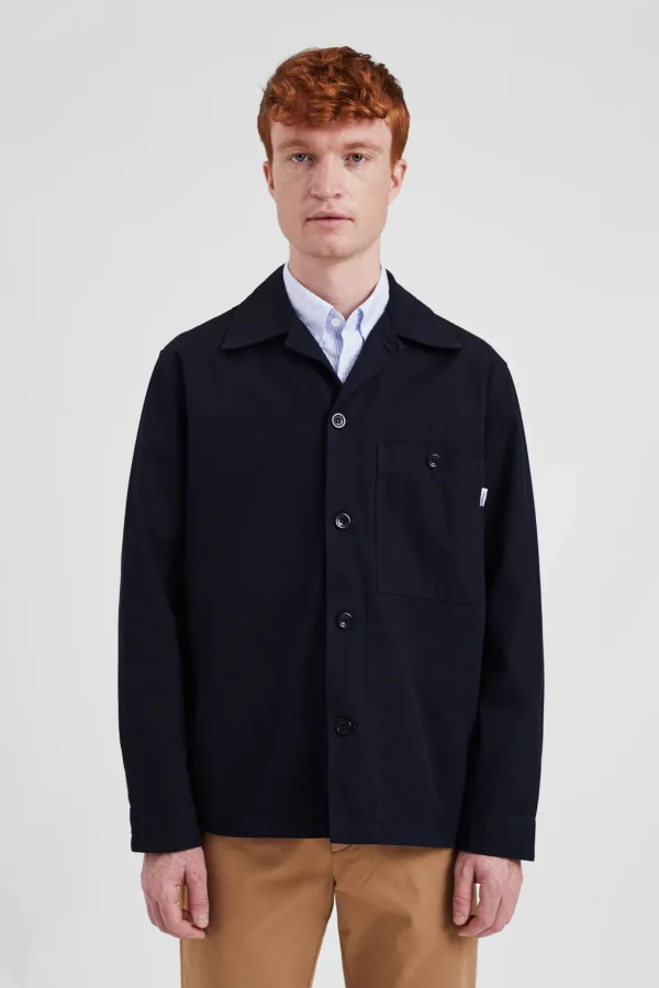 Norse Projects OVERSHIRTS^Norse Standard Twill Overshirt Dark Navy