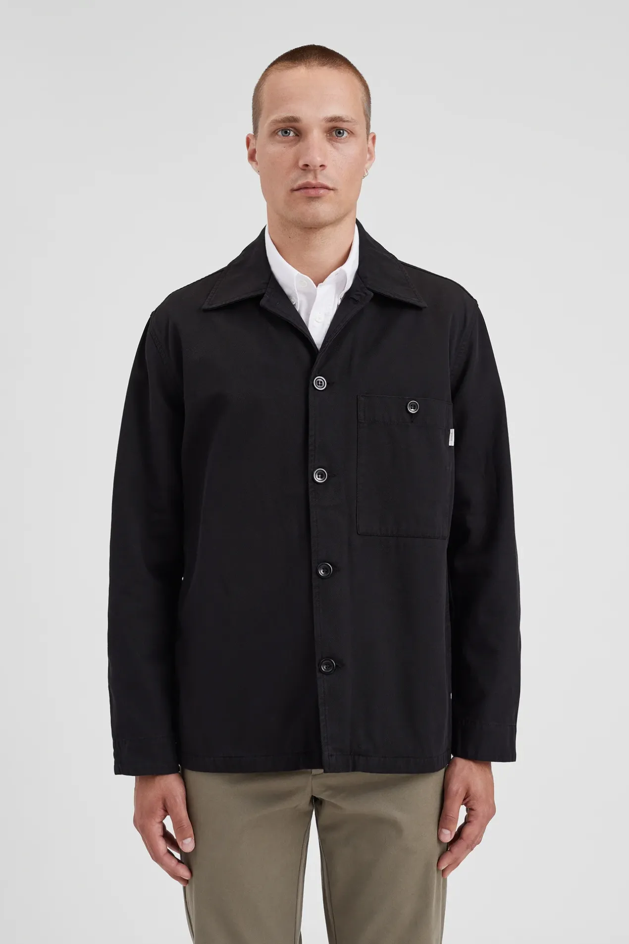 norse_standard_twill_overshirt_2-3.webp Norse Projects OVERSHIRTS^Norse Standard Twill Overshirt Black