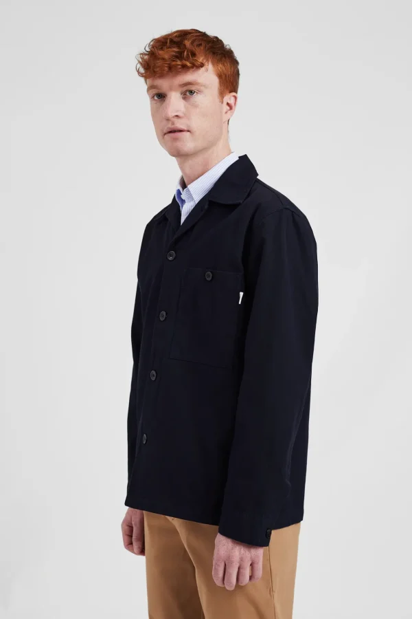 Norse Projects OVERSHIRTS^Norse Standard Twill Overshirt Dark Navy