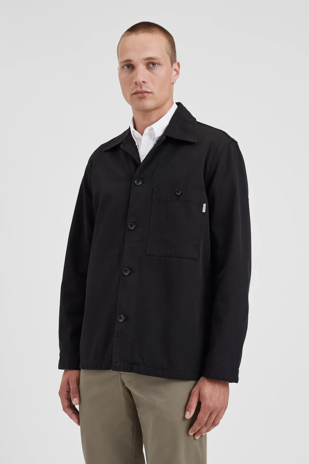 norse_standard_twill_overshirt_3-3.webp Norse Projects OVERSHIRTS^Norse Standard Twill Overshirt Black