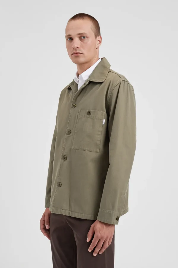 Norse Projects OVERSHIRTS^Norse Standard Twill Overshirt Sediment Green