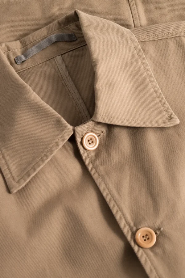 Norse Projects OVERSHIRTS^Norse Standard Twill Overshirt Utility Khaki