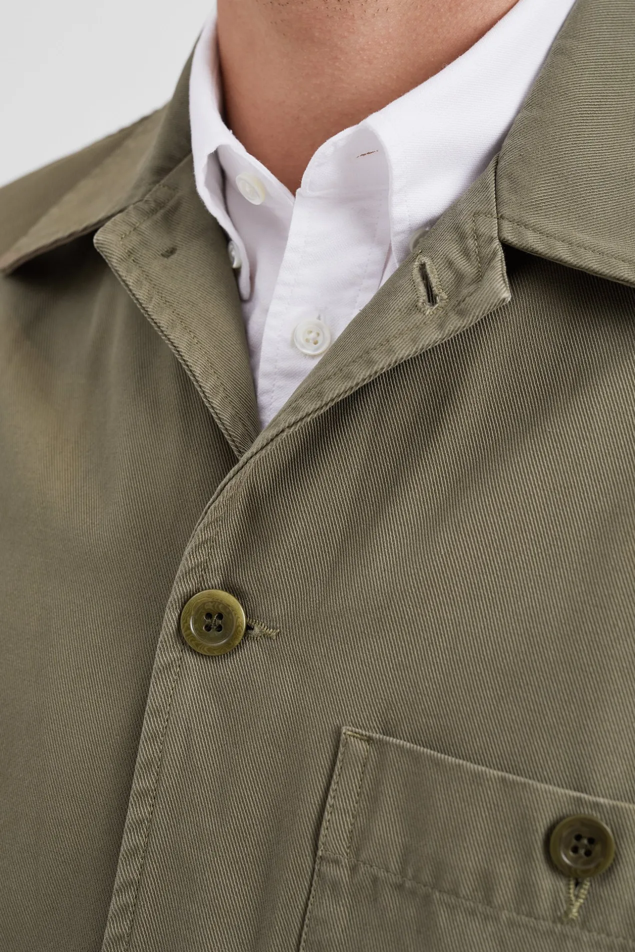 norse_standard_twill_overshirt_4.webp Norse Projects OVERSHIRTS^Norse Standard Twill Overshirt Sediment Green