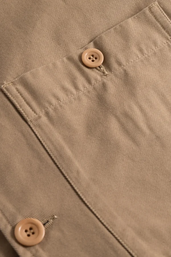 Norse Projects OVERSHIRTS^Norse Standard Twill Overshirt Utility Khaki