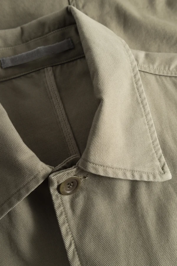 Norse Projects OVERSHIRTS^Norse Standard Twill Overshirt Sediment Green