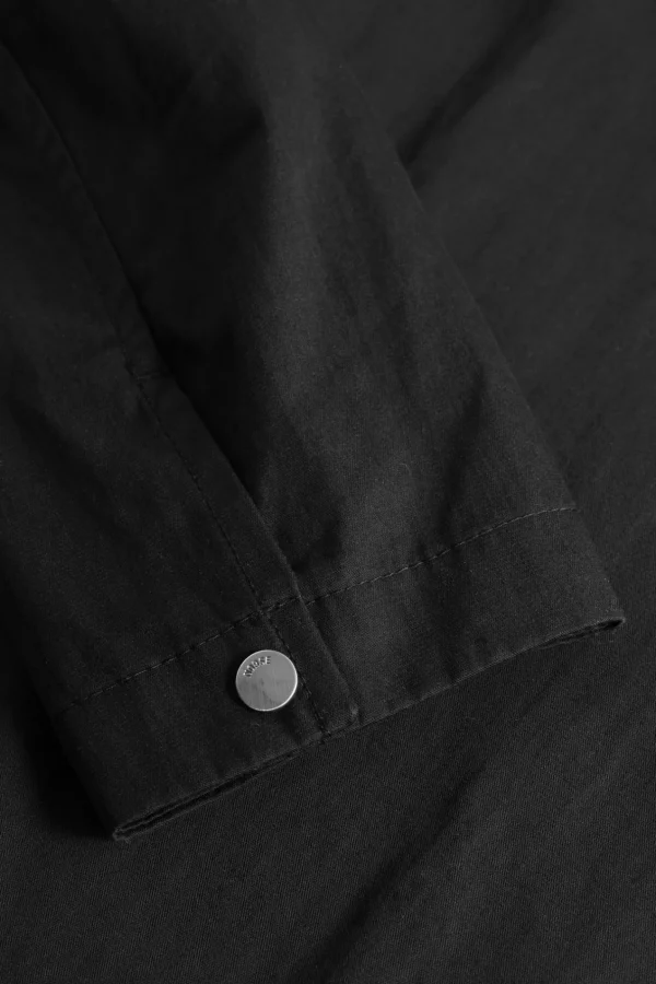 Norse Projects OVERSHIRTS^Pelle Fine Broken Twill Overshirt Black