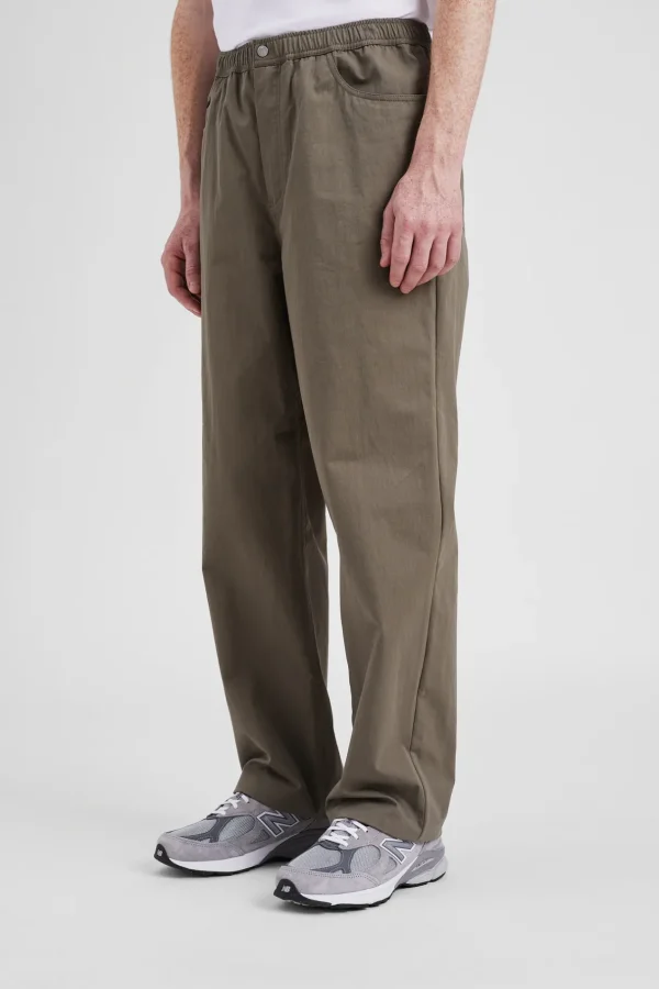 Norse Projects TROUSERS^Ragnar Fine Broken Twill Sediment Green