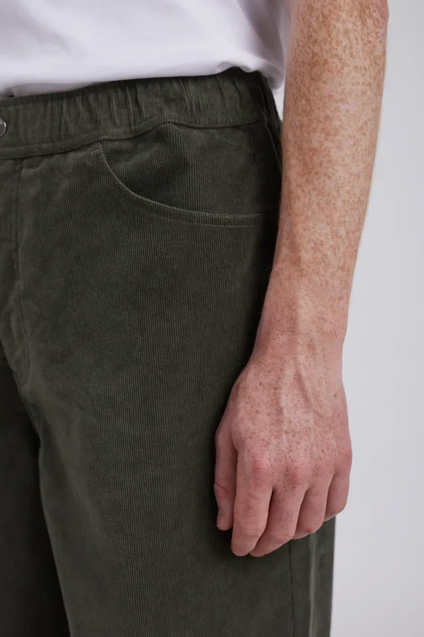 Norse Projects TROUSERS^Ragnar Relaxed Solotex Corduroy Pant Ivy Green