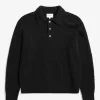 Norse Projects KNITWEAR^Rasmus Relaxed Brushed Polo Black