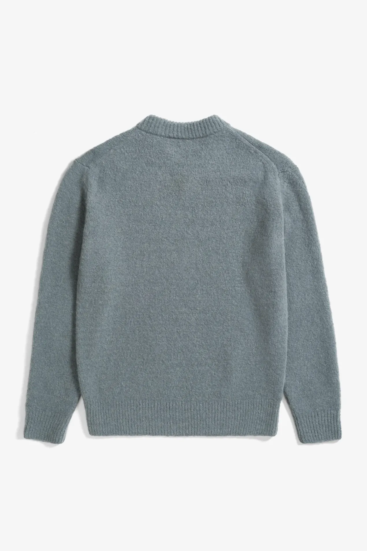 rasmus_relaxed_brushed_vneck_sweater_1.webp Norse Projects KNITWEAR^Rasmus Relaxed Brushed V-Neck Sweater Mouse Grey