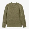 Norse Projects KNITWEAR^Roald Wool Cotton Rib Sweater Sitka Green