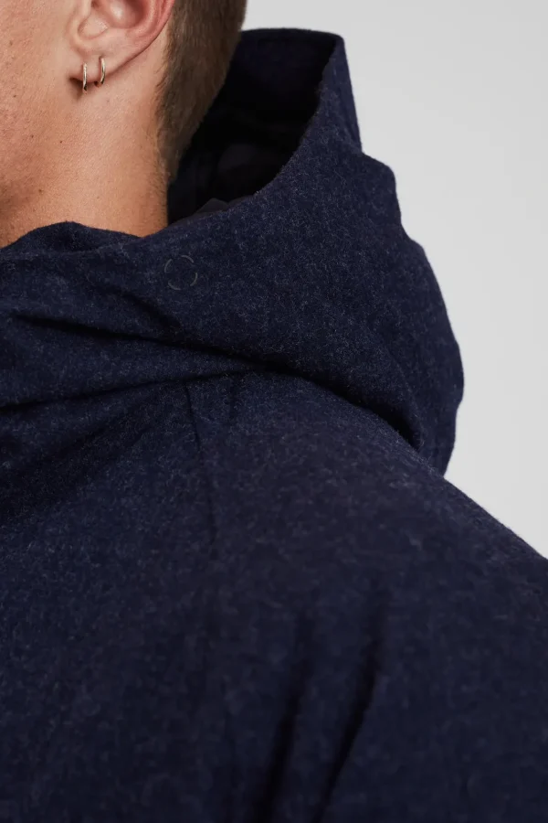Norse Projects OUTERWEAR^Rokkvi 6.0 Gore-Tex Wool Down Jacket Dark Navy