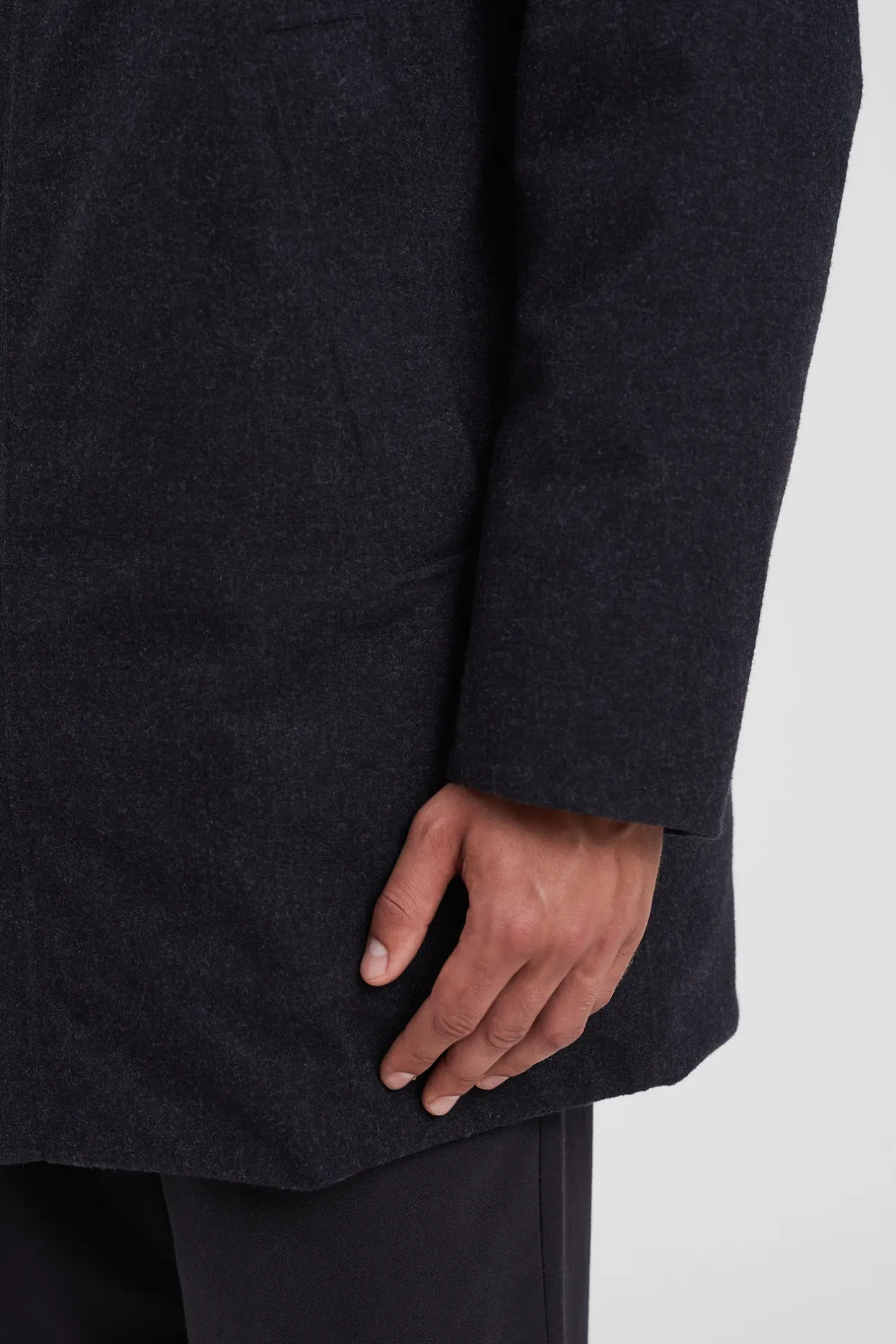 rokkvi__goretex_wool_down_jacket_5.webp Norse Projects OUTERWEAR^Rokkvi 6.0 Gore-Tex Wool Down Jacket Charcoal Melange