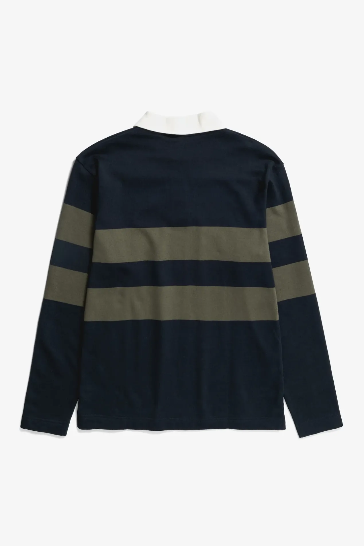 ruben_brushed_stripe_ls_polo_1-1.webp Norse Projects SWEATSHIRTS^Ruben Brushed Stripe LS Polo Dark Navy
