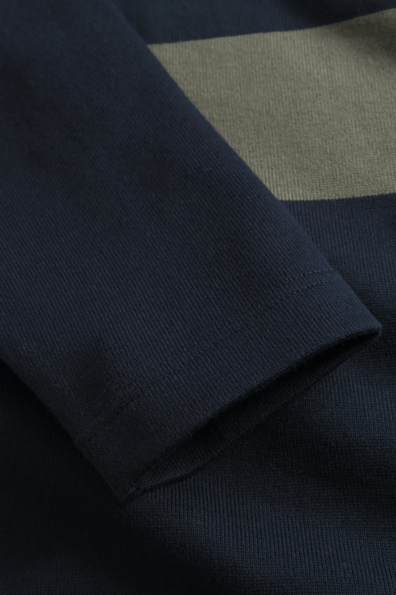ruben_brushed_stripe_ls_polo_6.webp Norse Projects SWEATSHIRTS^Ruben Brushed Stripe LS Polo Dark Navy