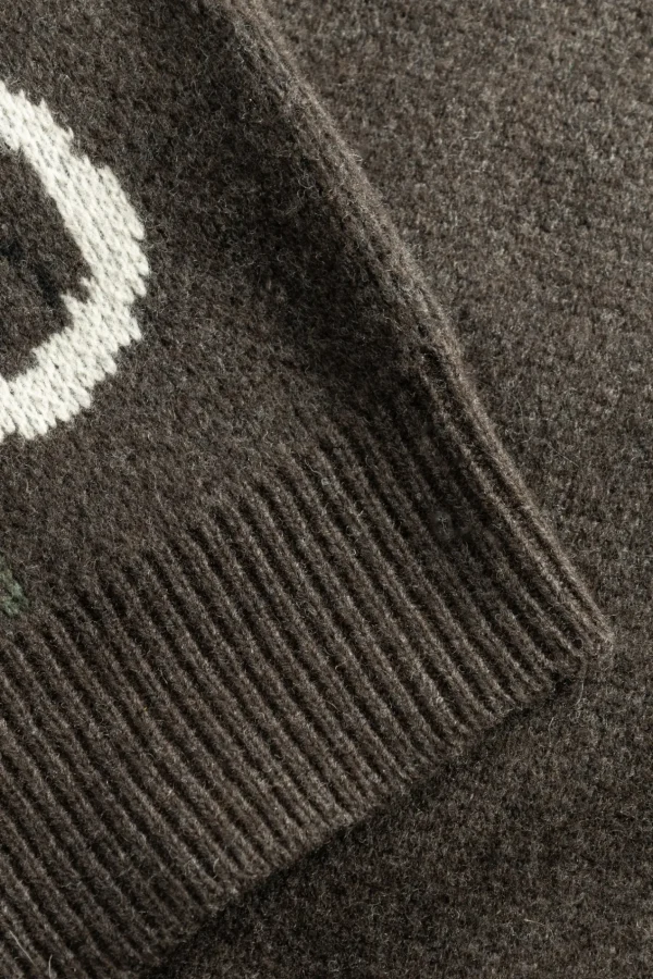 Norse Projects KNITWEAR^Rune Jacquard Espresso