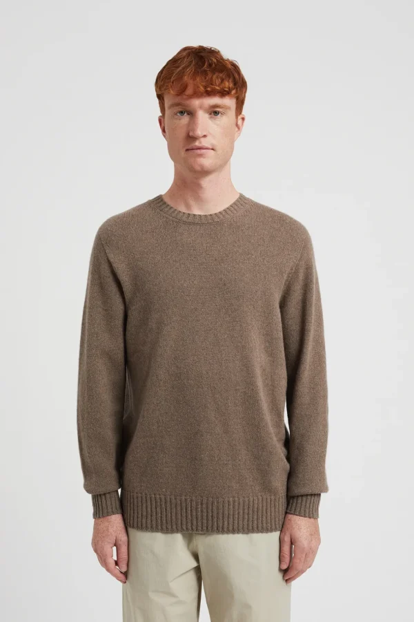 Norse Projects KNITWEAR^Sigfred Cashmere Sweater Taupe