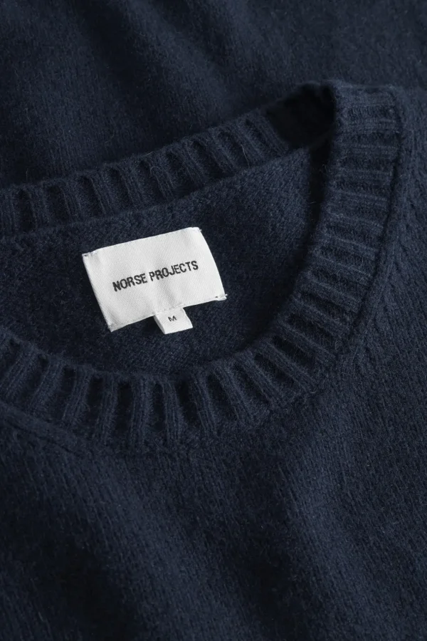 Norse Projects KNITWEAR^Sigfred Cashmere Sweater Dark Navy