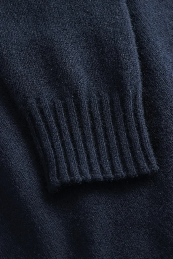 Norse Projects KNITWEAR^Sigfred Cashmere Sweater Dark Navy